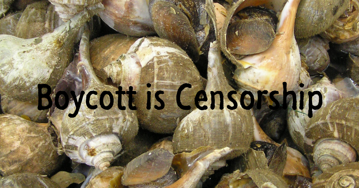 Boycott is Censorship