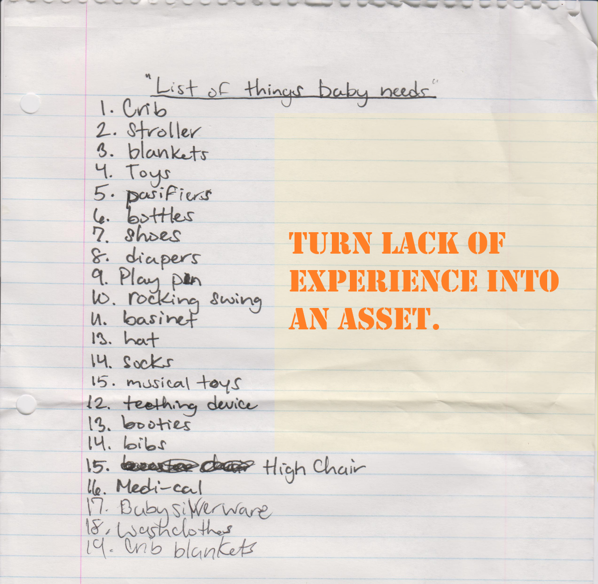 Lack of Experience